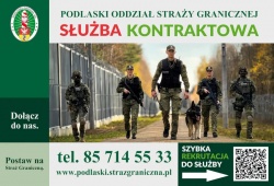 Nowy rodzaj służby w Podlaskim Oddziale Straży Granicznej